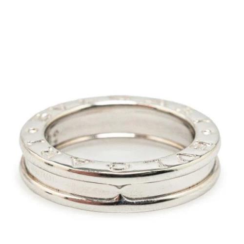 Pre-owned White Gold rings Bvlgari Vintage , Gray , Dames