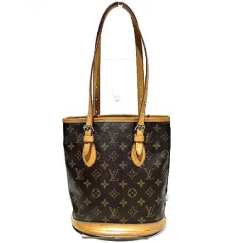 Pre-owned Canvas shoulder-bags Louis Vuitton Vintage , Brown , Dames