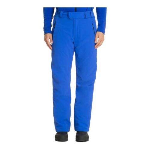 Mid Waist Ski Broek Logo Emporio Armani EA7 , Blue , Heren