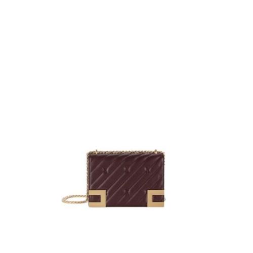 Stijlvolle Handtas voor Trendy Vrouwen Elisabetta Franchi , Brown , Da...