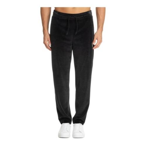 Elastische taille joggers met logo Emporio Armani EA7 , Gray , Heren