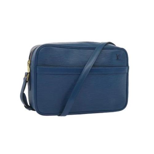 Pre-owned Leather louis-vuitton-bags Louis Vuitton Vintage , Blue , Da...