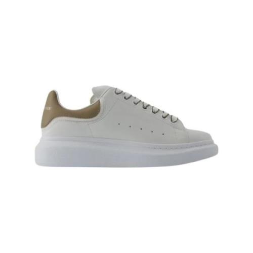 Pre-owned Leather sneakers Alexander McQueen Pre-owned , White , Heren