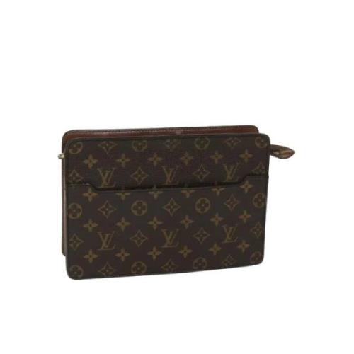 Pre-owned Canvas louis-vuitton-bags Louis Vuitton Vintage , Brown , Da...