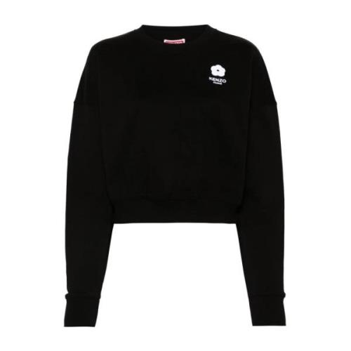 Geborduurde Zwarte Sweatshirt Boke 2.0 Kenzo , Black , Dames