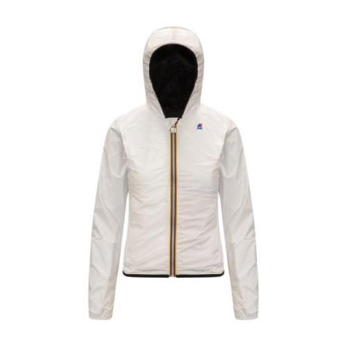 Omkeerbare Waterdichte Windjack K-Way , White , Dames