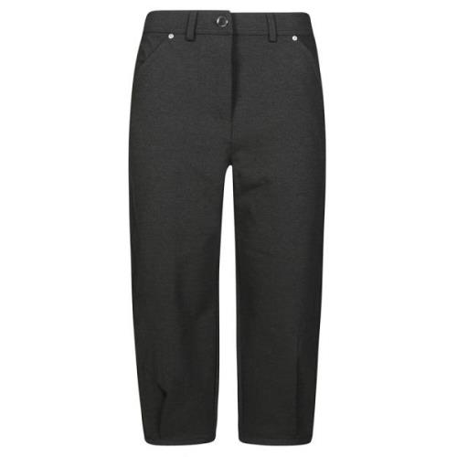 Platte broek stofpunt Pinko , Gray , Dames