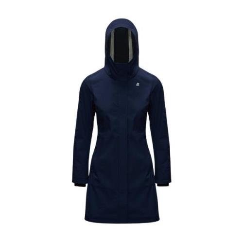 Stephy Bonded Dames Parka K-Way , Blue , Dames