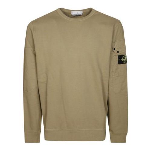 Crewneck Sweatshirt Stone Island , Beige , Heren