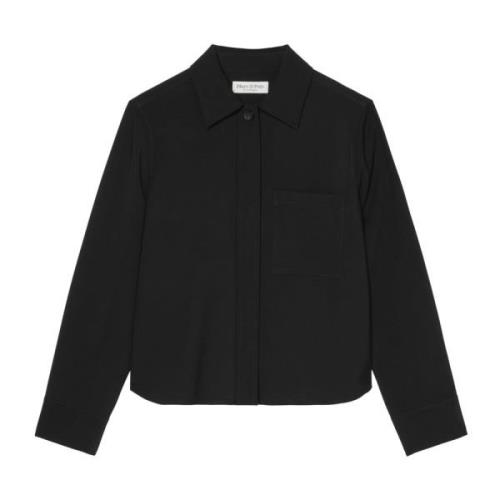 Overshirt regular Marc O'Polo , Black , Dames