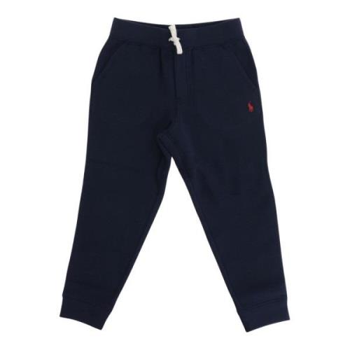 Katoenmix Joggers met Logo Detail Polo Ralph Lauren , Black , Heren