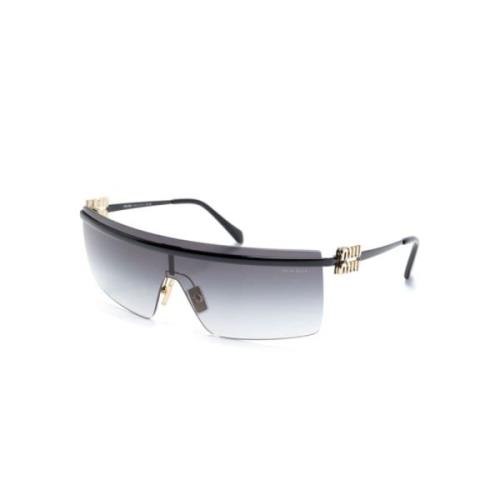 MU 50Zs 1Ab5D1 Sunglasses Miu Miu , Black , Dames