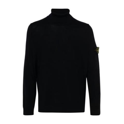 Blauwe Sweaters voor Mannen Stone Island , Blue , Heren