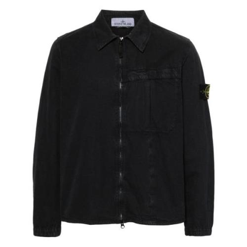 Blauwe Casual Kleding voor Mannen Stone Island , Blue , Heren