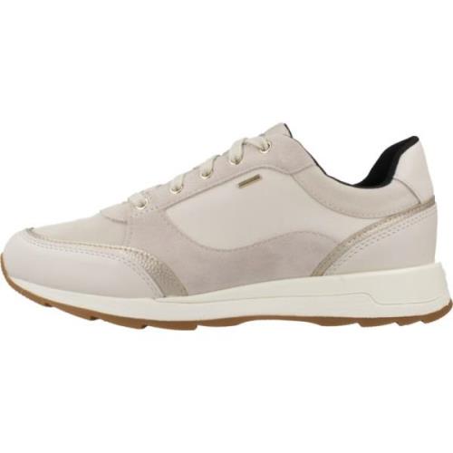 Casual Sneakers voor Dagelijks Gebruik Geox , White , Dames