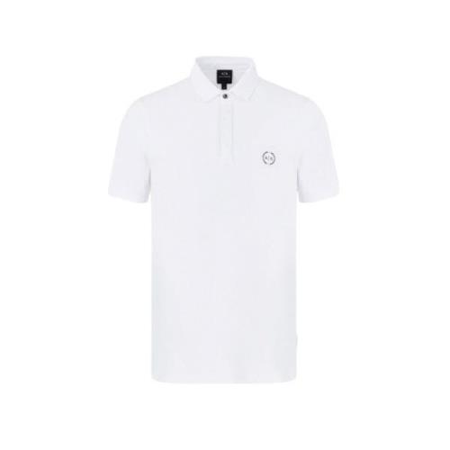 Essentiële Polo Wit Armani Exchange , White , Heren