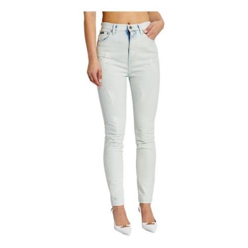 Jeans met logo Dolce & Gabbana , Blue , Dames