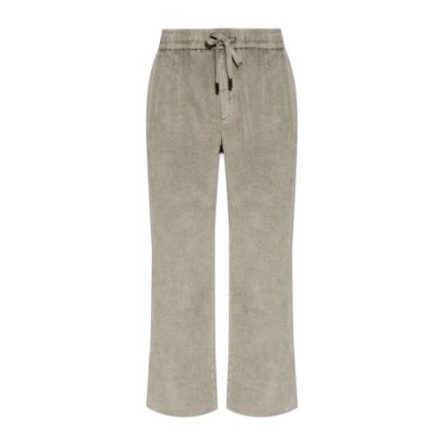 Ribbroek Dolce & Gabbana , Gray , Heren