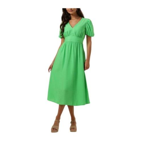 Groene Midi Jurk Yasclema Ss Y.a.s , Green , Dames