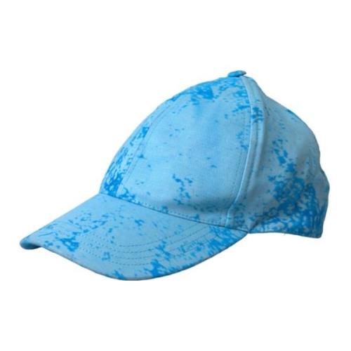 Lichtblauwe Baseball Cap Logo Details Dolce & Gabbana , Blue , Heren