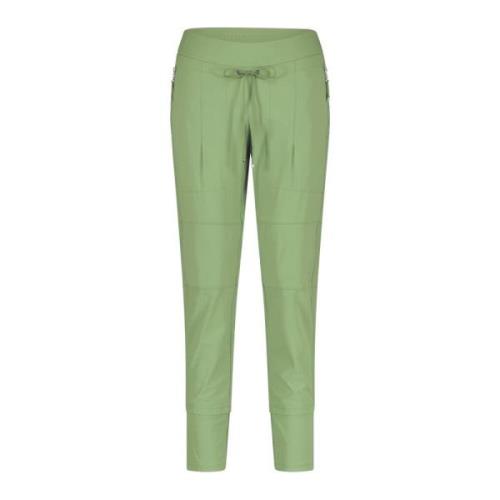 Sportieve Jersey Broek met Zakken Raffaello Rossi , Green , Dames