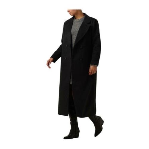 Williams Wool Coat Antraciet Neo Noir , Black , Dames