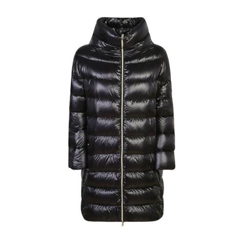 Zwarte Winterjassen Herno , Black , Dames