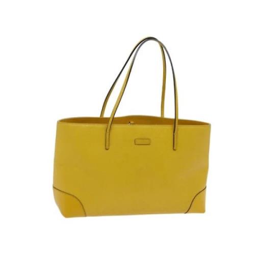 Pre-owned Leather gucci-bags Gucci Vintage , Yellow , Dames