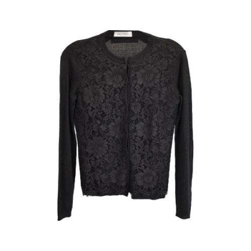 Pre-owned Wool tops Valentino Vintage , Black , Dames