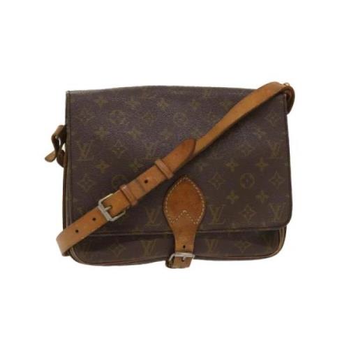 Pre-owned Canvas louis-vuitton-bags Louis Vuitton Vintage , Brown , Da...