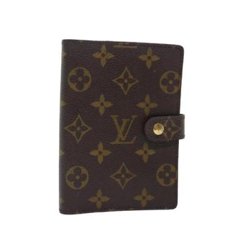 Pre-owned Coated canvas home-office Louis Vuitton Vintage , Brown , Da...