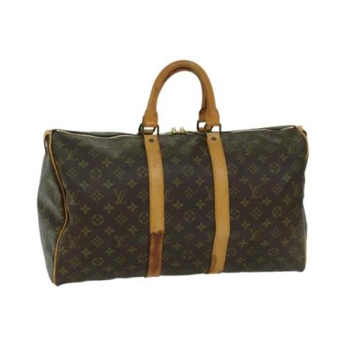 Pre-owned Canvas louis-vuitton-bags Louis Vuitton Vintage , Brown , Da...