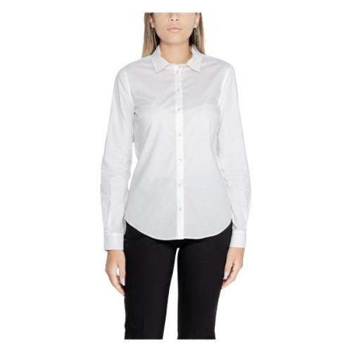 Wit Langarmshirt met Knopen Alviero Martini 1a Classe , White , Dames