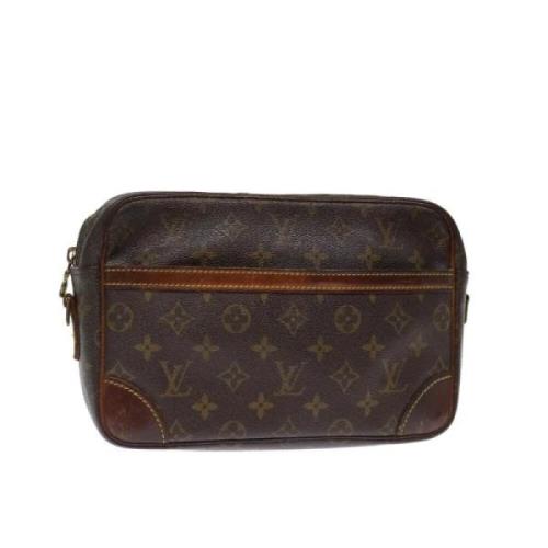 Pre-owned Canvas louis-vuitton-bags Louis Vuitton Vintage , Brown , Da...