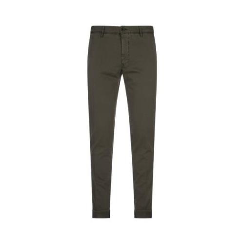 Olijfgroene Chino Broek Incotex , Green , Heren