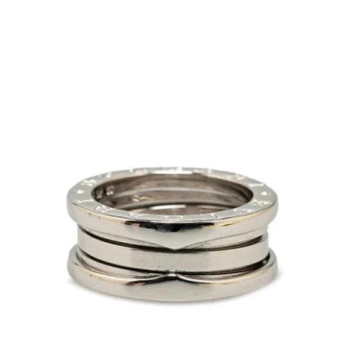 Pre-owned White Gold rings Bvlgari Vintage , Gray , Dames