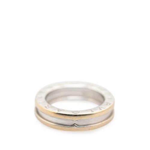 Pre-owned White Gold rings Bvlgari Vintage , Gray , Dames