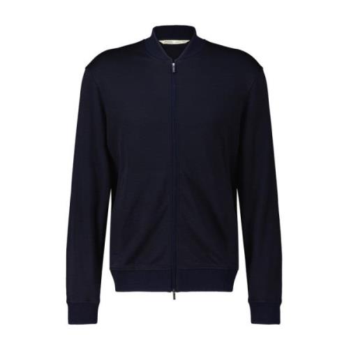 Wollen Blouson Jas Maurizio Baldassari , Blue , Heren