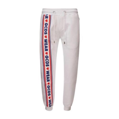 Stijlvolle katoenen jeans en broek Gcds , White , Heren