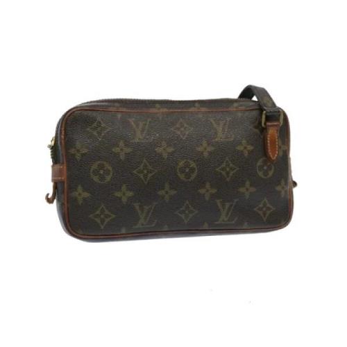 Pre-owned Canvas louis-vuitton-bags Louis Vuitton Vintage , Brown , Da...