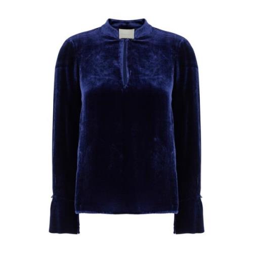 Chic Blouse for Women Momoni , Blue , Dames