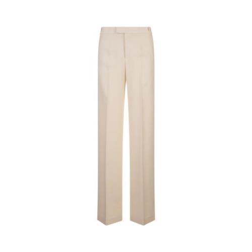 Witte Wijde Pijp Broek Blumarine , White , Dames