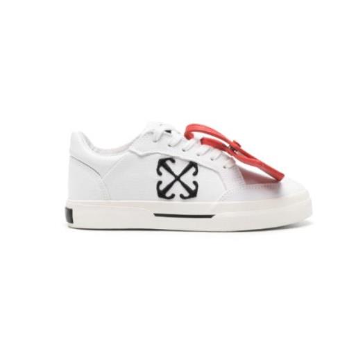 Witte Platte Schoenen Off White , White , Dames