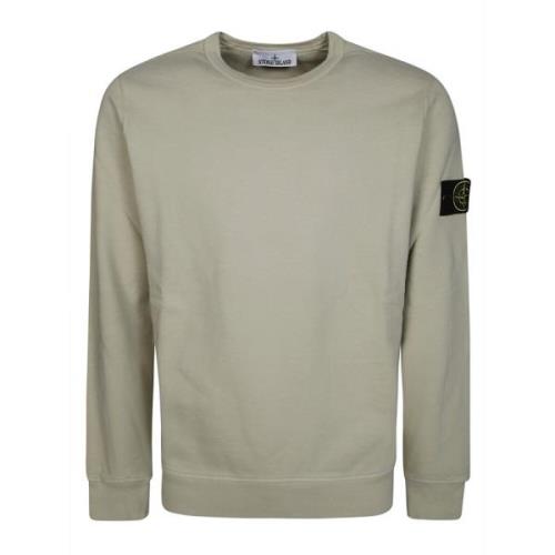 Crewneck Sweatshirt Basic Style Stone Island , Beige , Heren