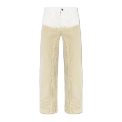 Jeans met ombre-effect Jil Sander , Beige , Dames