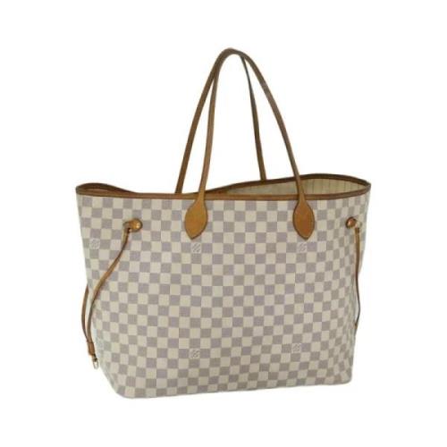 Pre-owned Canvas louis-vuitton-bags Louis Vuitton Vintage , Beige , Da...