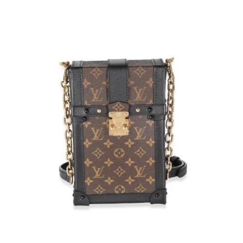 Pre-owned Cotton louis-vuitton-bags Louis Vuitton Vintage , Brown , Da...