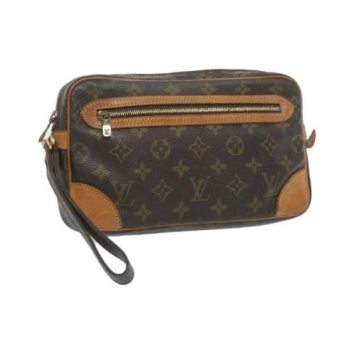 Pre-owned Canvas louis-vuitton-bags Louis Vuitton Vintage , Brown , Da...