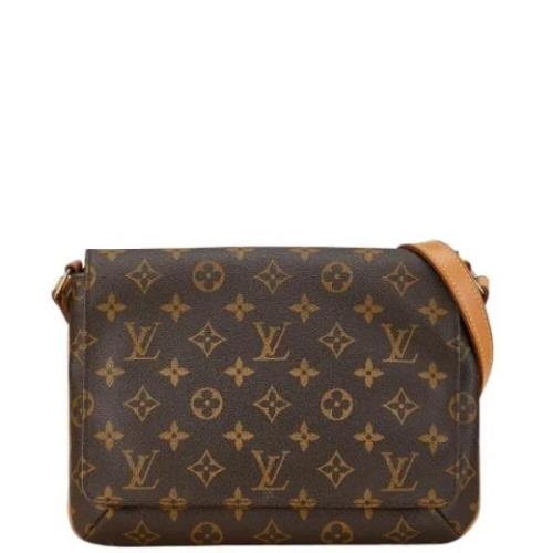 Pre-owned Plastic handbags Louis Vuitton Vintage , Brown , Dames