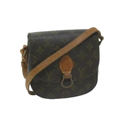 Pre-owned Canvas louis-vuitton-bags Louis Vuitton Vintage , Brown , Da...